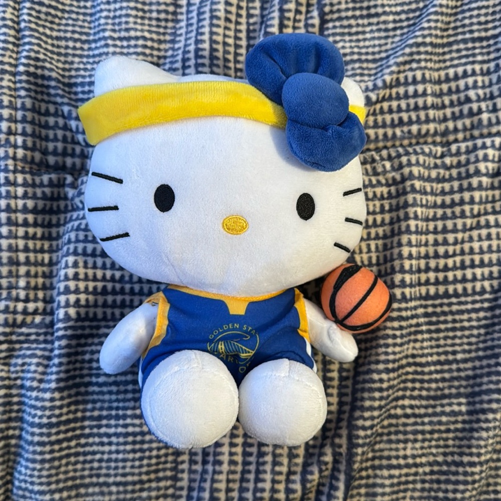 Warriors Hello Kitty Plush
